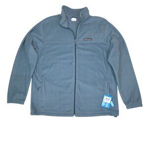 Columbia Mens Steens Mountain Full Zip 2.0 Fleece Jacket XLT Teal Blue